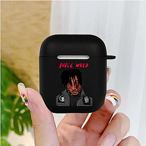 Juice Wrld 999 Rapper Singer Bluetooth Earphone Charging Case for Airpods
