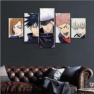 Jujutsu Kaisen painting: Toge, Megumi, Gojo, Nobara, Yuji | Jujtsu kaisen