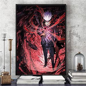 Saturo Gojo Ténèbres painting   Jujutsu kaisen official merch