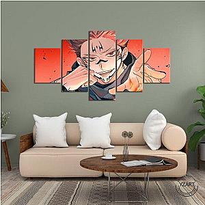 Sukuna Amused Painting   Jujutsu kaisen official merch