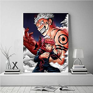 Yuji Itadori and Sukuna painting   Jujutsu kaisen official merch