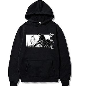 Jujutsu Kaisen Megumi Hoodie Black