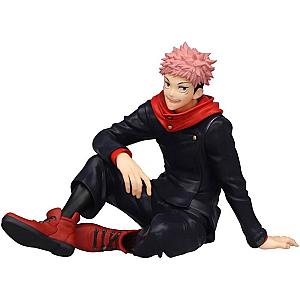 13cm Yuji Itadori Sitting Jujutsu Kaisen Action Figure Toy