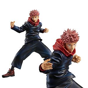 16CM Japan Anime Jujutsu Kaisen Itadori Yuji Gojo Battle Form Figure Model Toys