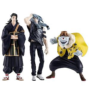 10cm 3pcs Characters Standing Doll Jujutsu Kaisen Anime Figure Toy