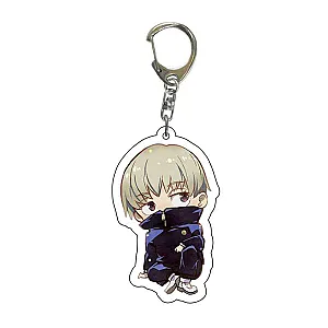 Jujutsu Kaisen Keychains - Toge Inumaki Acrylic Cartoon Metal Key Ring