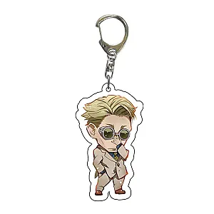 Jujutsu Kaisen Keychains - Kento Nanami Acrylic Cartoon Metal Key Ring