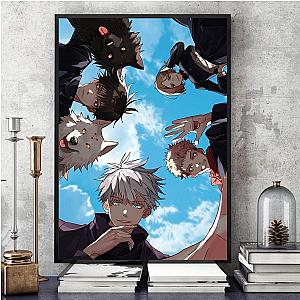 Jujutsu Kaisen poster Yuji, Nobara, Megumi &amp; Satoru JMS2812