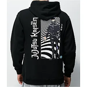 Jujutsu Kaisen Hoodies - Gojo Satoru Anime Black Pullover Hoodie