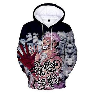 Jujutsu Kaisen Hoodie Sukuna Scourge JMS2812