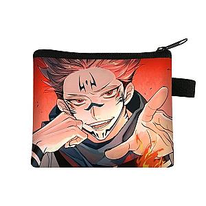 Mini Jujutsu Kaisen wallet Yuji Itadori and Fire JMS2812