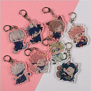 Jujutsu Kaisen Keychains - Anime Cartoon Two-sided Keychain Acrylic Pendant Keyring