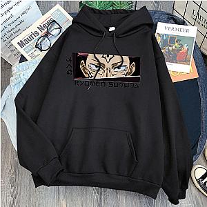 Jujutsu Kaisen Hoodies - Ryomen Sukuna Printed Graphic Pullover Hoodie