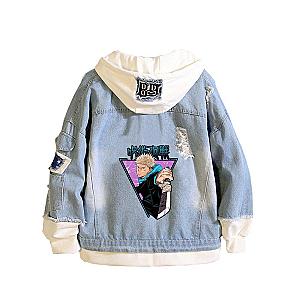 Yuji Itadori Fashion Jujutsu Kaisen Jean Jacket JMS2812