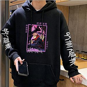 Jujutsu Kaisen Hoodies - Yuji Itadori Ryomen Sukuna Casual Fleece Pullover Hoodie