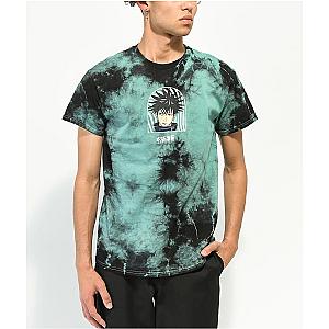 Jujutsu Kaisen T-shirts - Megumi Green Tie Dye Manga Classic T-shirt