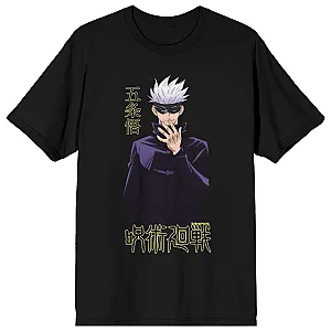 Jujutsu Kaisen T-shirts - Gojo Blindfold Kanji Classic T-Shirt