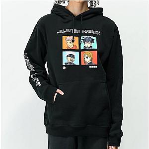 Jujutsu Kaisen Hoodies - Jujutsu Kaisen Squad Black Pullover Hoodie