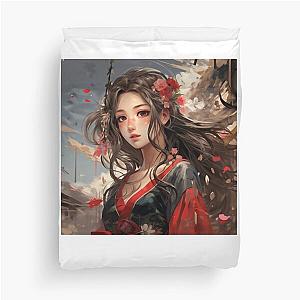 gojo anime art 2 Classic  Duvet Cover