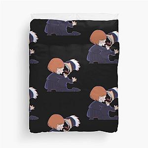 Nobara Choking Out Gojo Duvet Cover