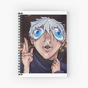 Bug Eyed Gojo Spiral Notebook