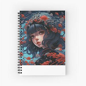 gojo anime art Classic  Spiral Notebook