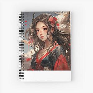 gojo anime art 2 Classic  Spiral Notebook