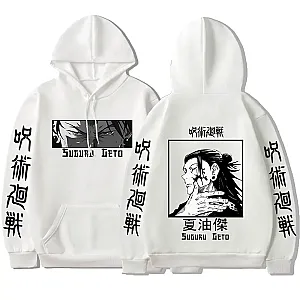 Japanese Anime Jujutsu Kaisen Suguru Geto Eyes Manga Graphic Sweatshirts Hoodies