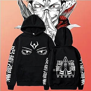 Ryomen Sukuna Eyes Anime Jujutsu Kaisen Pullover New Fashion Hoodies