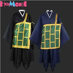 Anime Jujutsu Kaisen Geto Suguru Cosplay Costume Kimono Black Blue Japanese Uniform