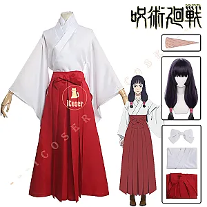 Utahime Iori Jujutsu Kaisen Dress Uniform Cosplay Costume Wig