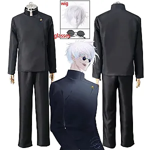 Anime Jujutsu Kaisen Gojo Satoru Cosplay Costume Glasses