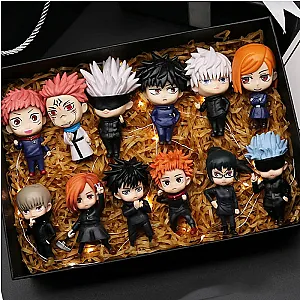 6Pcs/set Jujutsu Kaisen Anime Gojo Satoru Yuji Itadori Figure Doll Toy