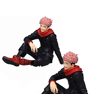 Jujutsu Kaisen Itadori Yuji Seated Noodle Stopper Action Figure Toys