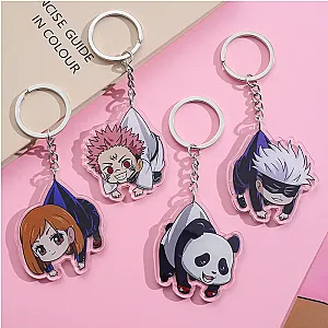 Anime Jujutsu Kaisen Surrounding Cute Schoolbag Keychain