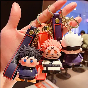 Anime Jujutsu Kaisen Gojo Itadori Fushiguro Kugisaki Sukuna Cosplay Keychain