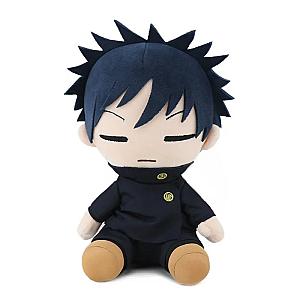 23cm Megumi Fushiguro Eye Closed Sititng Jujutsu Kaisen Stuffed Toy Plush