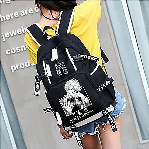 Jujutsu Kaisen Itadori Gojo Satoru Waterproof Bookbags With USB