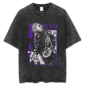 Anime Jujutsu Kaisen Gojo Satoru Hip Hop Streetwear T-Shirts