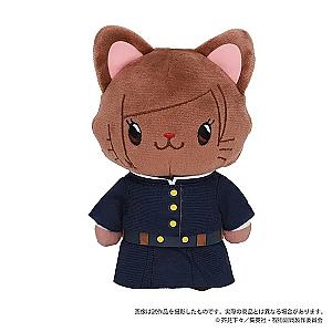 14cm Brown Nobara Kugisaki Jujutsu Kaisen with CAT Genuine Movic Plush