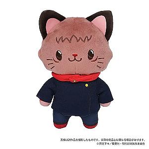 14cm Brown Itadori Yuji Jujutsu Kaisen with CAT Genuine Movic Plush