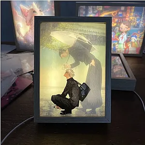Anime Jujutsu Kaisen Led Night Light Photo Frame Painting Decor Light