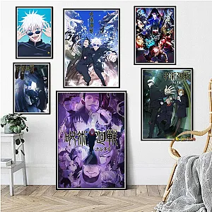 Jujutsu Kaisen Anime Art Paintings Wall Sticker Picture