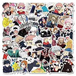 Jujutsu Kaisen Anime Graffiti Stickers for Laptop Waterproof Decal Toy