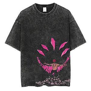Anime Jujutsu Kaisen Black Graphic T-Shirts