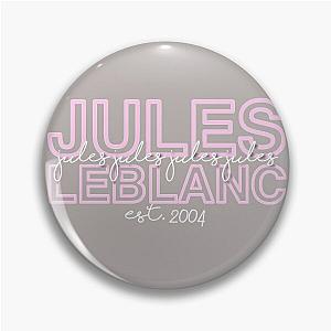 Jules LeBlanc Name Outline Pin