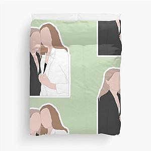 Jules LeBlanc and Jayden Bartels Duvet Cover