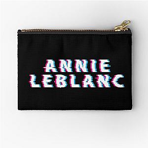 Annie LeBlanc Glitch (White) Zipper Pouch