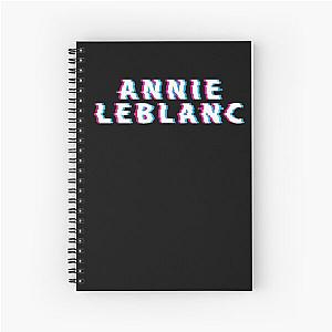 Annie LeBlanc Glitch (White) Spiral Notebook