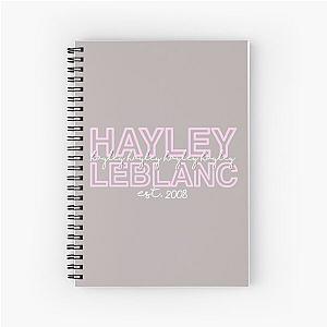 Hayley LeBlanc Name Outline Spiral Notebook